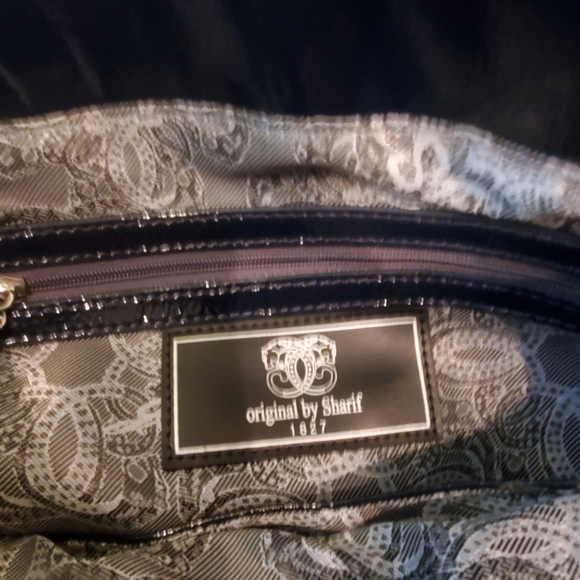 New without tag, Dark Blue, Sharif, handbag / purse with adjustable side buckles - Picture 5 of 6